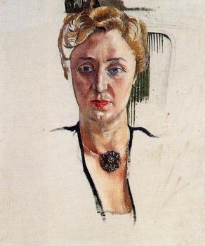斯坦利 斯賓塞 Portrait Of Anny Lewinter Frankl 斯坦利 斯賓塞 Portrait Of Anny Lewinter Frankl